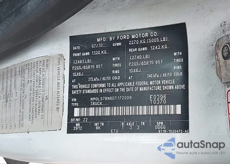 2013 Ford Transit Connect Xlt from USA, damaged, VIN NM0LS7BN6DT172009